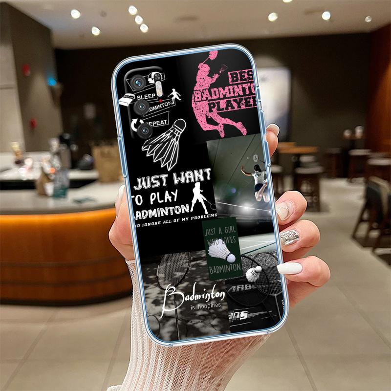 UP11 Badminton Sports Phone Case for Motorola Moto G10 G20 G30 G31 G32 G34 G35 G41 G42 G50 G51 G52 G55 G60 G60S G62 G71 G72 G75