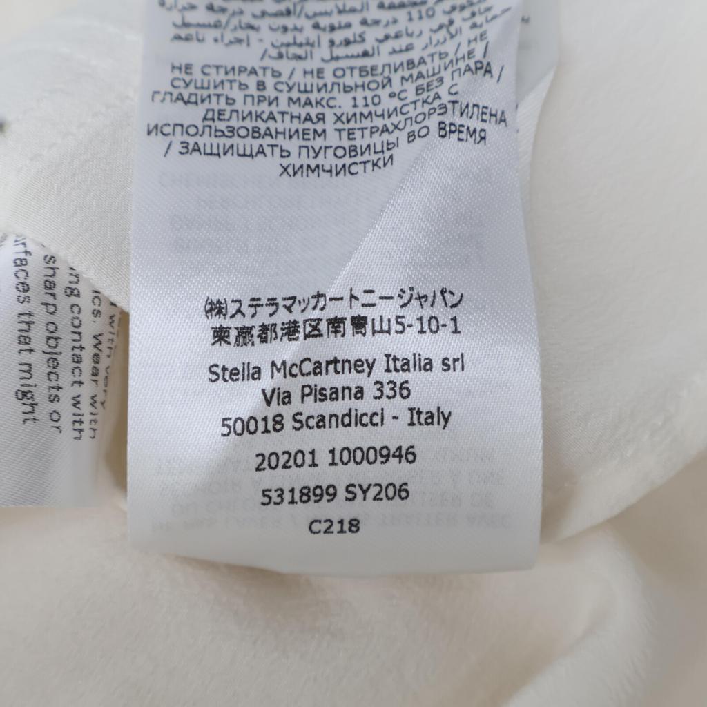 STELLA McCARTNEY White pullover silk shirt tops 36 whiteUsed