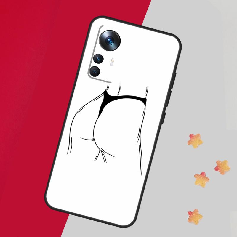Woman Body Line Art Case For Xiaomi 15 14 13 Ultra 11T 12T 13T 14T Pro Cover For POCO X7 X6 X3 X5 F5 F6 F7 Pro
