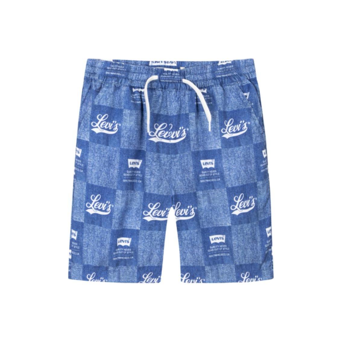 Levis Lyocell Ткань Удобные Клетчатые Джинсовые Шорты Мужские шорты Небесно-голубые LV2422138GS-001 L