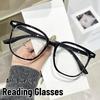 Men Women Fashion Large Square Frame Reading Presbyopia Glasses Fashion New High-definition Anti-blue Light Farsighted Glasses