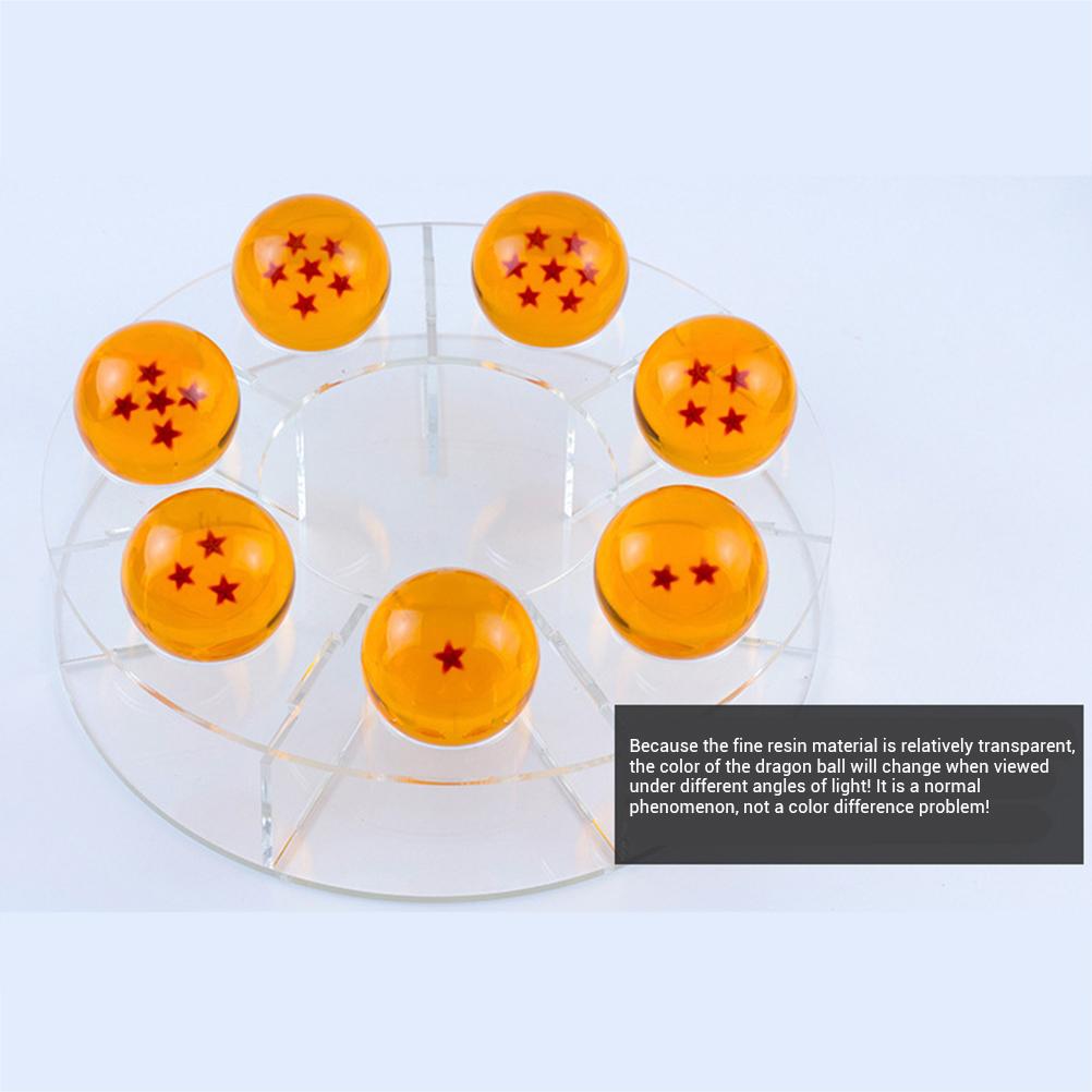 7PCS Dragon Balls Kristallkugeln Kristallglaskugeln Multifunktionale Sicherheit Anime Translucent Bälle