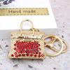Fashion Cute Crystal Women Rhinestone Bag Lady Wedding Jewelry Trinket Car Girl Gift Bag Charm