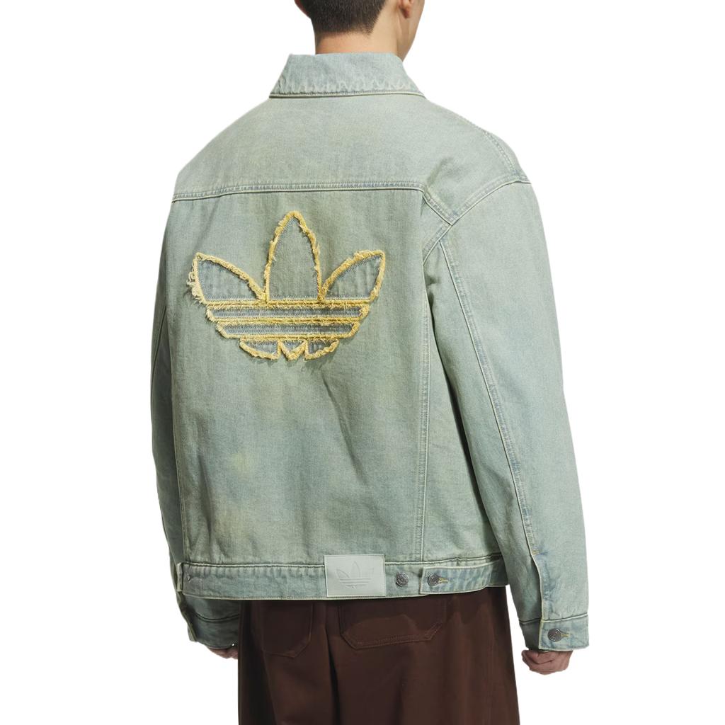 Adidas Originals WASHED Comfortable Denim Jacket Unisex KC2624