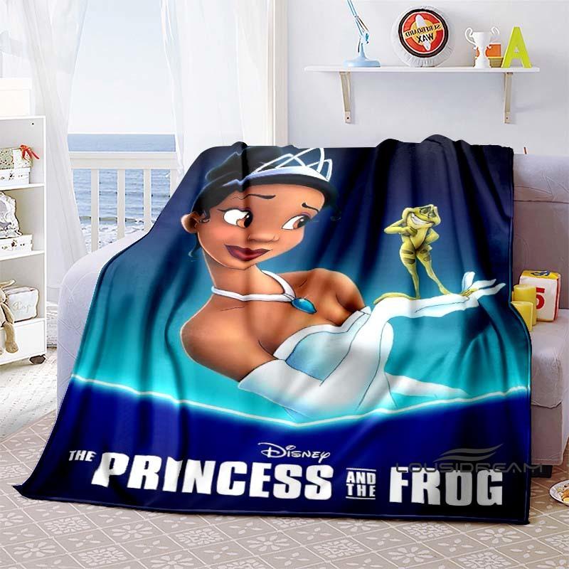 

The Princess and the Frog Disney cartoon pattern blanket is suitable for children and adults and can be used as a sofa blanket 75x90cm