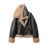 2026 New Women's Reversible Short Shearling Jacket, Oversized Relaxed Fit Double Sided Coat for Autumn Winter Warm Fashion Outerwear