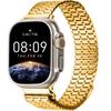Steel Bracelet for Apple Watch 1/2/3/4/5/6/7/8/9/10/11/SE Ultra 1/2/3 42/44/45/46/49mm, Gold