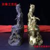 Antique Alloy Buddha Statue Collection Free Guanyin Home Desktop Decorative Crafts Decoration Sitting Style Avalokitesvara