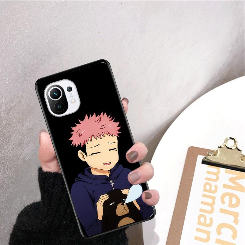 Jujutsu Kaisen Yuji Satoru Gojo Hülle für Xiaomi 12 Mi 10T 11T 11 Pro 10 10T 11 lite 10pro 11Ultra Poco X3 Pro Poco F3 M3