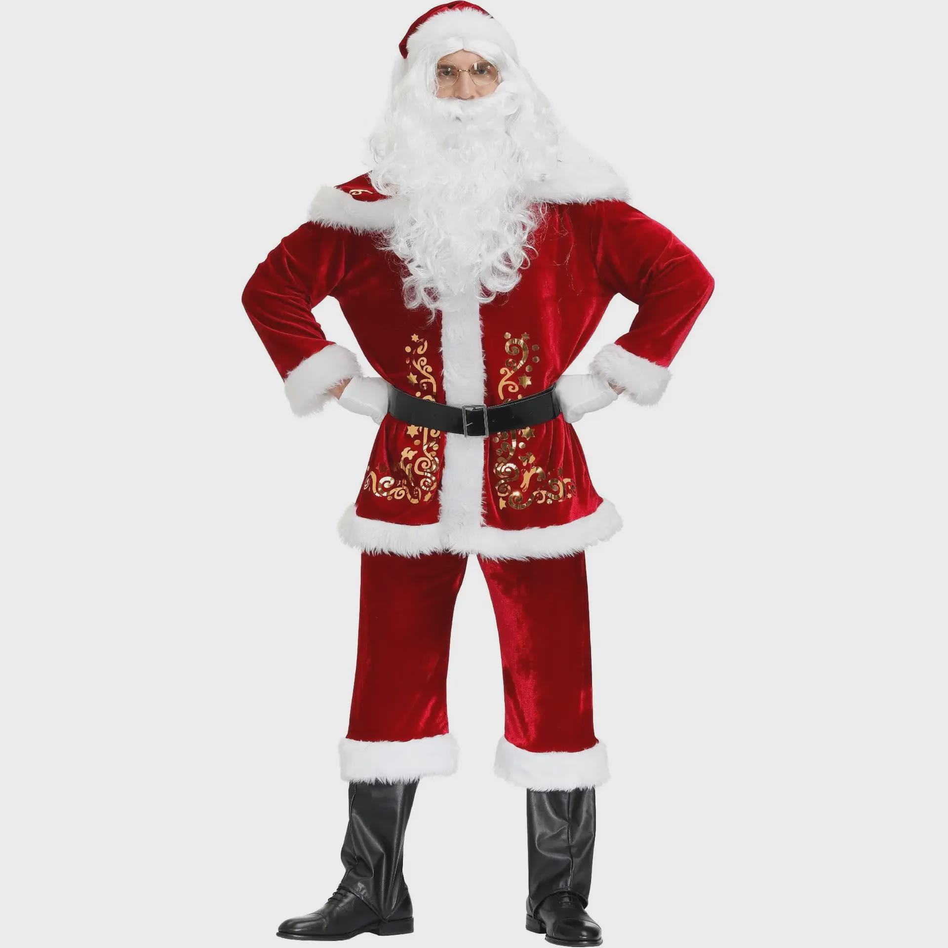 

Plus Size Men s Santa Claus Christmas Suit One Size