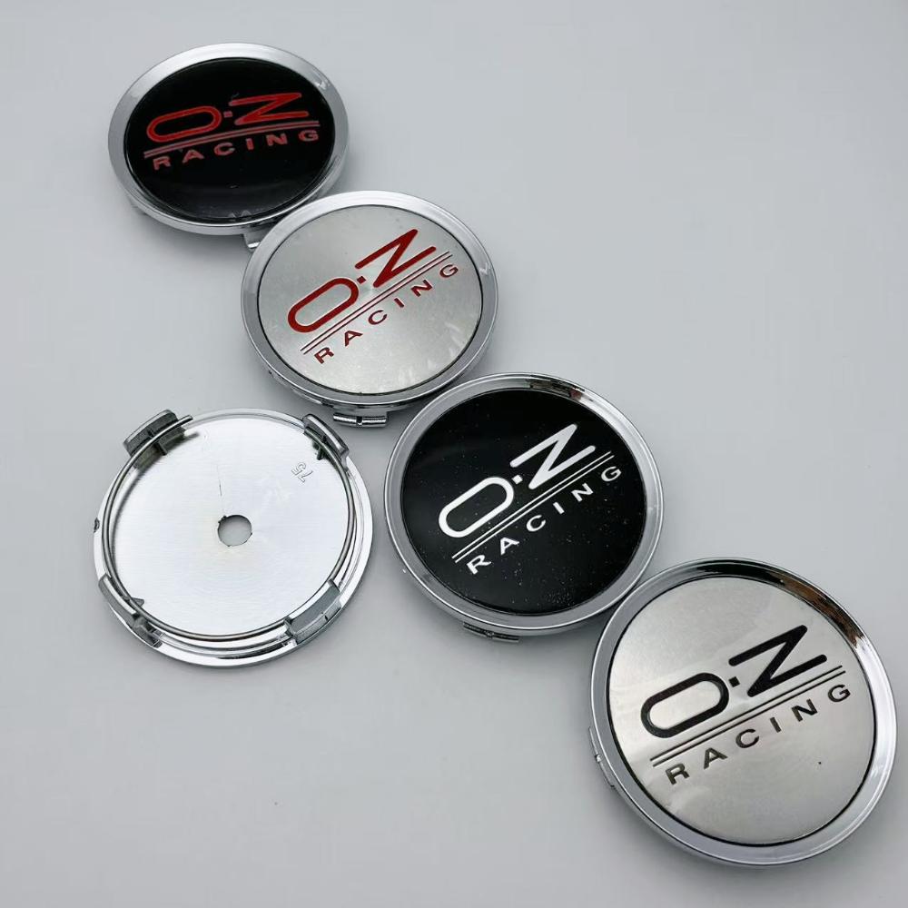 4pcs 75mm OZ O.Z Racing Logo Emblem Car Wheel Center Caps Wheels Hub Cap Hubcaps Auto Rim Centre Cover Styling Car Accessories