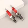 Racing 3 Electrode Spark Plug A7Tc D8Tc Fits For Gy6 50Cc 110Cc 125Cc 150Cc Scooter Dirt Bike Go Kart Motorcycle Accessories