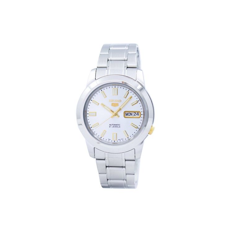 

Seiko 30M Waterproof Automatic Mechanical Movement Stainless Steel Watch 38Mm Men watches Silver SNKK09K Silver Watch Case
