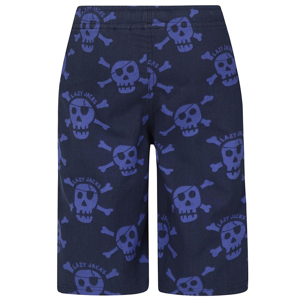 Lazy Jacks Boys Skull And Crossbones Board Shorts