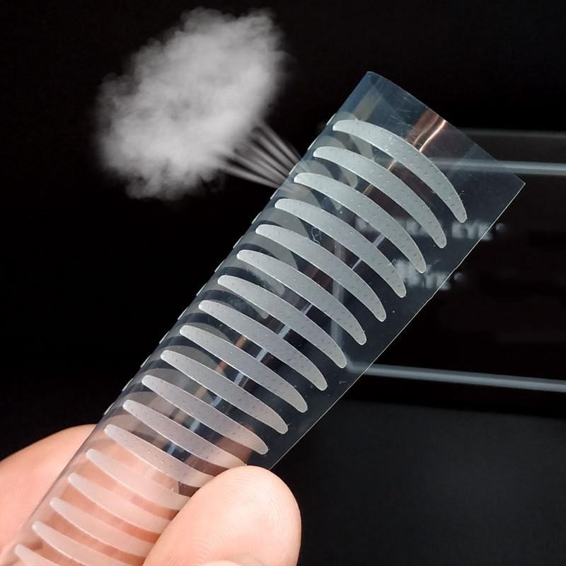 

10 листов лент для век, наклейки, невидимые двойные складки для век, кружевная паста, самоклеящаяся натуральная лента для глаз, инструмент для макияжа, прозрачная полоска