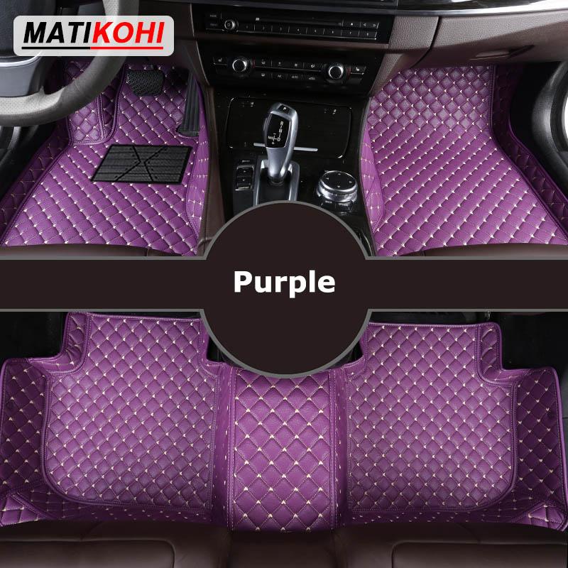 MATIKOHI Custom Car Floor Mats For Skoda KAMIQ Auto Carpets Foot Coche Accessorie