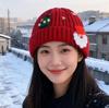 Knitted Hat Autumn and Winter Warm Wool Ear Protection Hat Show Face Little Cute Cartoon Pullover Hat