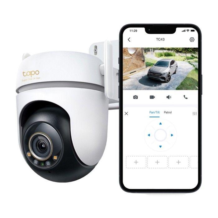 Caméra De Sécurité Tapo By TP-Link TC43 V2 5MP 2.7mm Extérieure IP66 - TC43