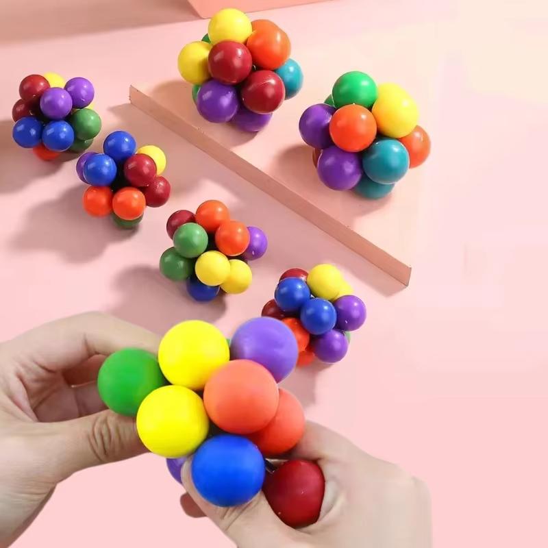 Scroll Atomic Irritability Balls Adult Sensory Stress Relief Toys Autism ADHD Anti Stress Hand Practice Massage Balls Gifts