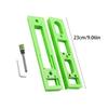 Light Weight Plastic Carpenter Slotting Template Precisions Slotting Tool for Installing Concealed 3D Hinge Enduring