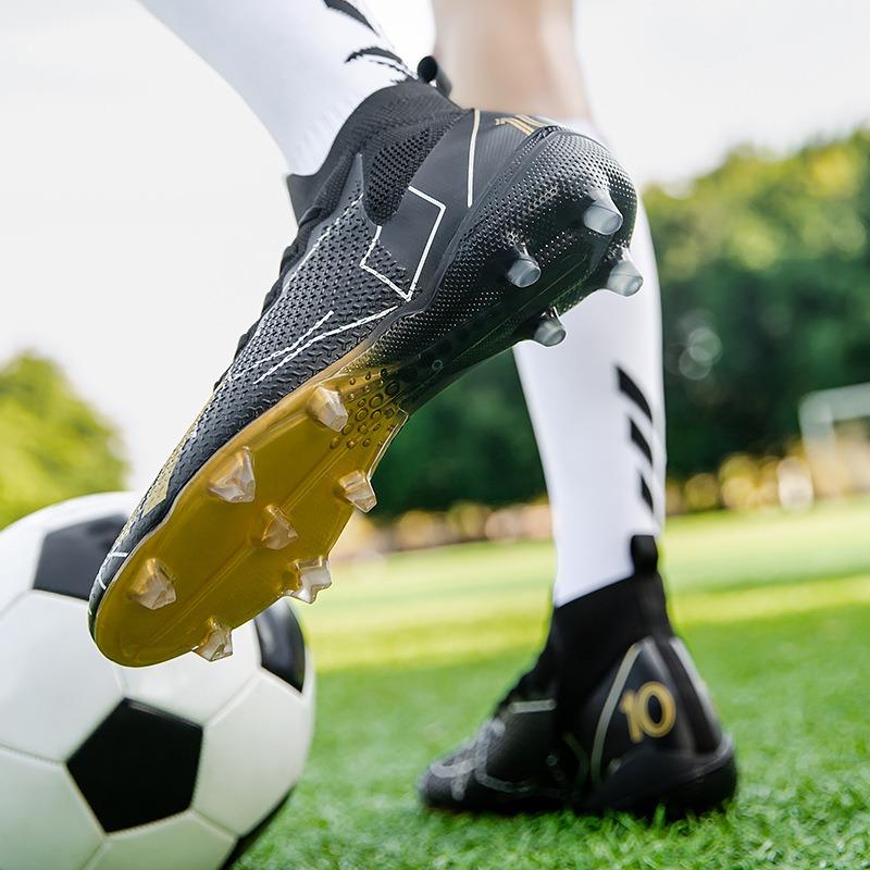 Falcon New High-top Football Shoes Long Nails Football Shoes Broken Nails Special Training Shoes Direct Sale