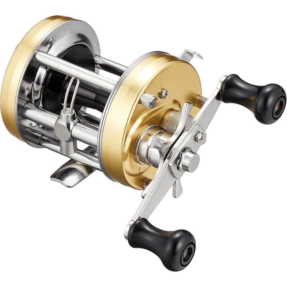 AbuGarcia Ambassadeur 6501CS Rocket Champagne Gold Left Hand Double Handle Fishing Reel