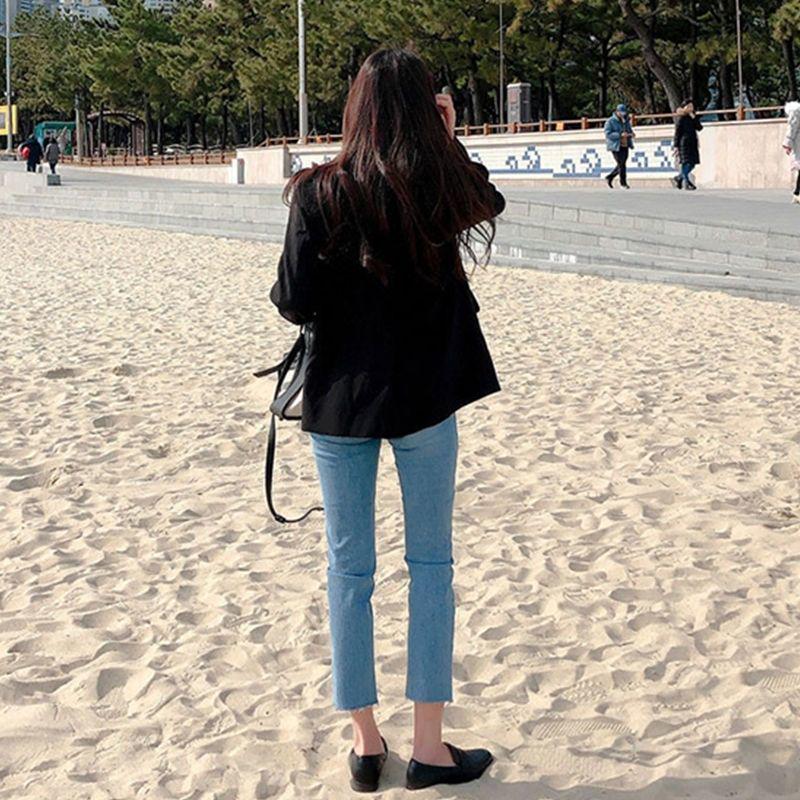 Women's 2024 Autumn Slimming Mid-Length Casual Suit Jacket