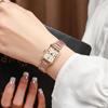 Montre à Quartz Carrée de Niche pour Femme Mori Girl - Élégante & Simple pour Étudiantes