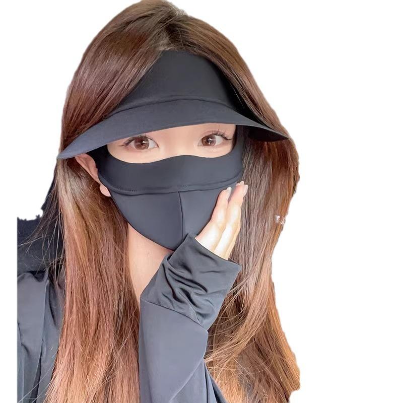 Ice Silk Sun Protection Summer Women's Sun Protection mask,UV Protection Sun Protection,facial Gini Three-dimensional Protection