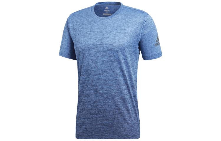 Adidas T Shirts Men s Navy Blue Crew Neck Moderate Straight Fit CX0218 S