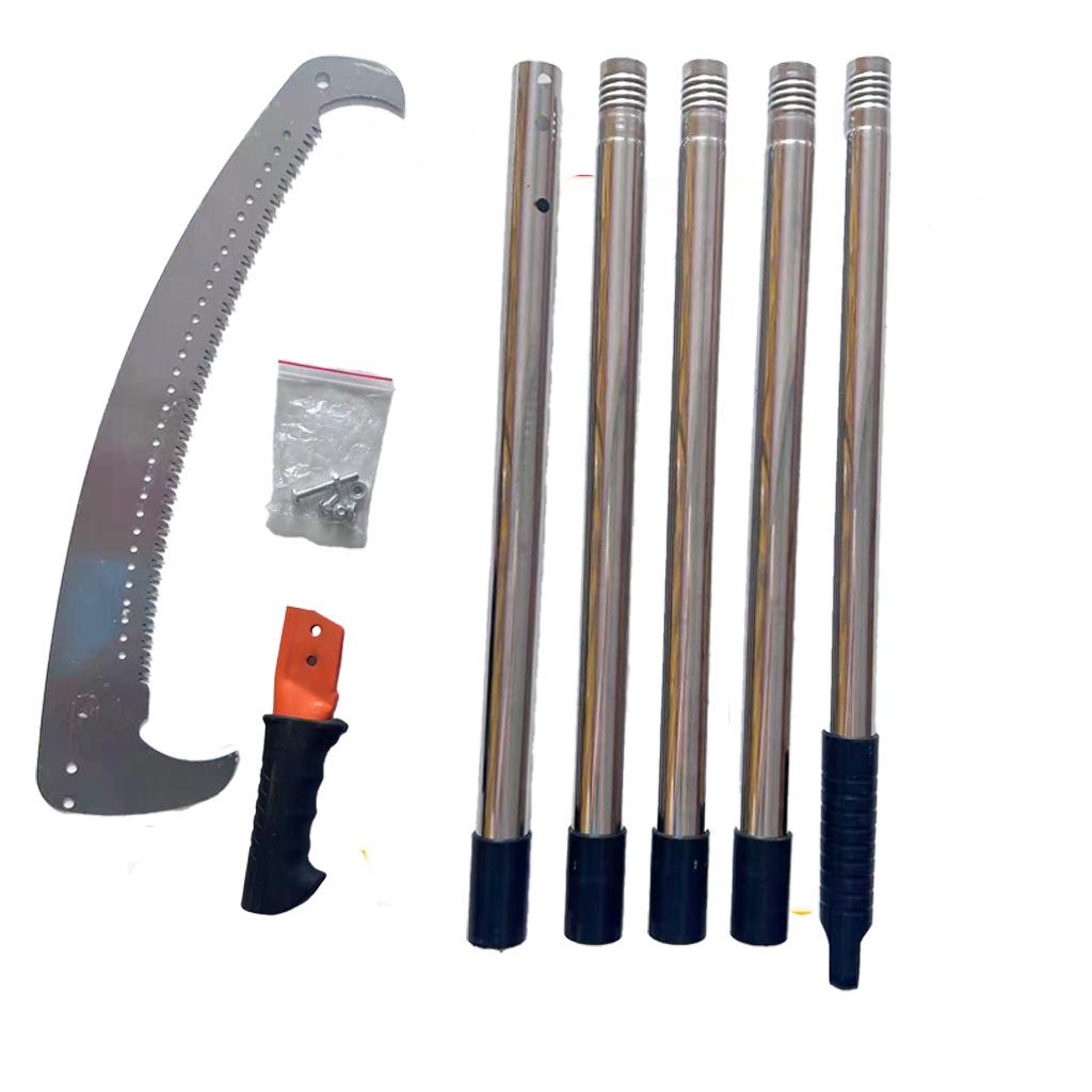 Stahlrohr Hochentastungssäge mit Doppelhaken für dicke Äste