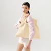 Pleatsmama Big Bow Bag Ivory