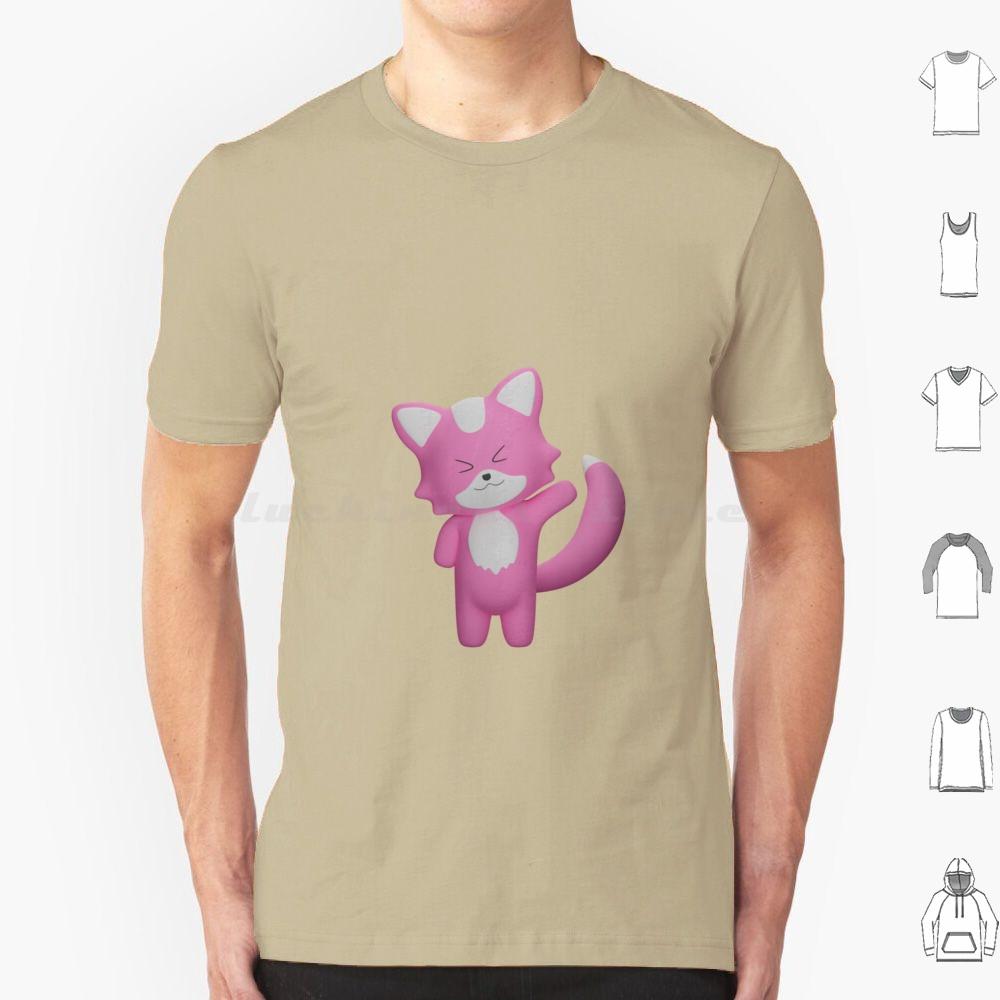 Hi  My Name Is Patricio T Shirt Cotton Men Women DIY Print Fox Animal Cute Funny Animals Pink Aesthetic Cat Kitten Kawaii