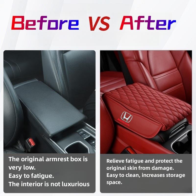 EAV3 For Honda Civic Xrv Hrv Crv Brv City Accord Fit Jazz Insight Car Arm Rest Cushion Universal Center Console Protection Cover