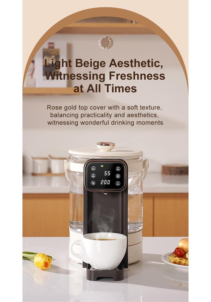 Smart Automatic Formula Dispenser: Large Capacity, Consistent Temperature Kettle for Home & Baby