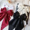 2Pcs Woman Girls Bowknot Streamer Hairpin Chiffon Ribbon Barrette Bow Back Head Spring Clip Headwear Fashion Hair Accessories