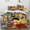 Anime One Piece Duvet Cover Set Comfortable and Warm Bedding Set for Decorating Your Bedroom and Enhancing Home Life Teens Gifts