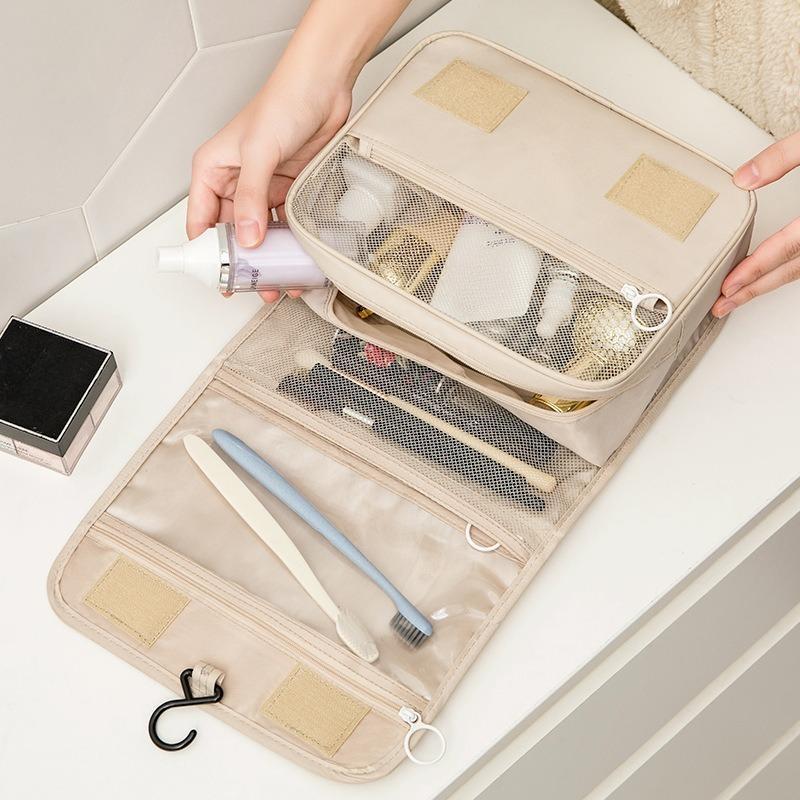 Hohe Qualität Frauen Make-Up Taschen Reise Kosmetik Tasche Toilettenartikel Organizer Wasserdichte Lagerung Neceser Hängen Badezimmer Waschbeutel
