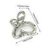 Irregular Metal Butterfly Hair Clip Hollow Out Hair Claws Clips Hairpin Shark Clips Women Girls Headdress Hair Accessories Gift