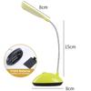 LED Mini Batteridrevet Bordlampe Øyebeskyttelse Bærbar Sammenleggbar Hjemmebelysning Soverom Sengestudie Lesebordlampe