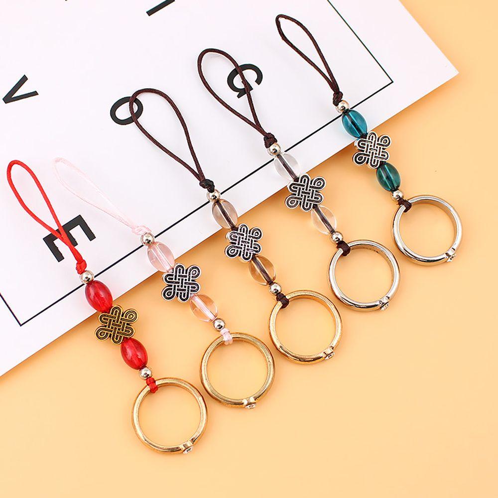 

Chain Short Pendant Mobile Phone Straps Lanyard Ring Buckle Anti-lost Rope Mobile Phone Lanyard blue