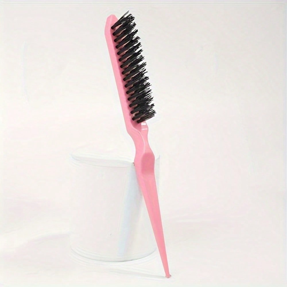 

1pcs Pointed Tail Three Row Hair Comb, Fluffy Hair Styling Comb, Hair Cleaning And Hairdressing Tools