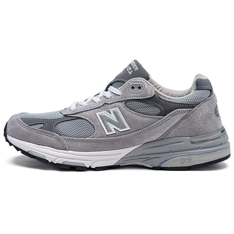 

Серо-белые кроссовки унисекс New Balance 993 Made in USA MR993GL