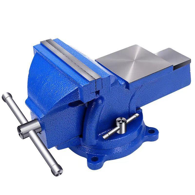 Industrial Heavy-Duty Bench Vise with Anvil - Available In Sizes 4" To 16"