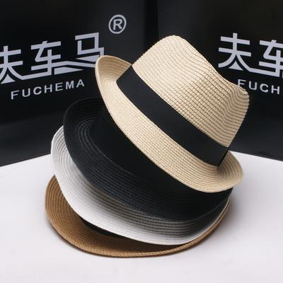 Logo Can Be Customized For Spring And Autumn Short Brim Top Hat Promotional Gift Hat Straw Hat Versatile Gift Hat For Men And Women