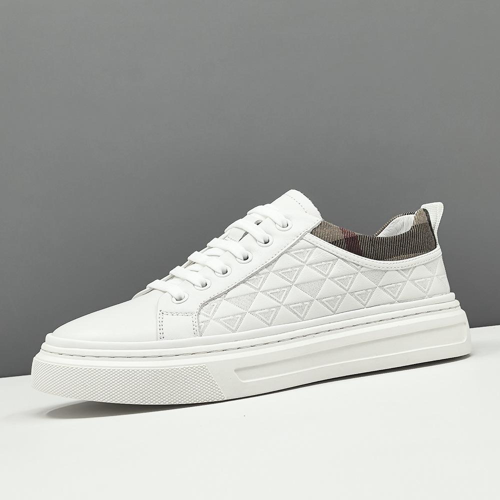 Leather board shoes light luxury lazy shoes high-end casual shoes 38