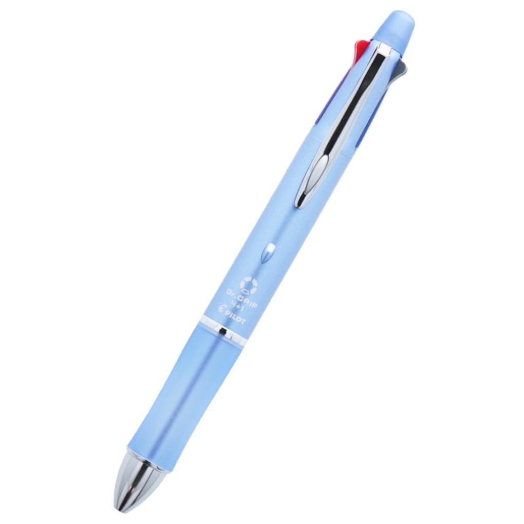 Sunstar Stationery Snoopy Pen Blue S4654960 Multi-Function Dr.Grip 4+1