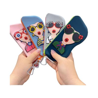 Multifunctional Glasses Bag Dustproof Waterproof Small Items Bags Silicone Eyeglasses Box