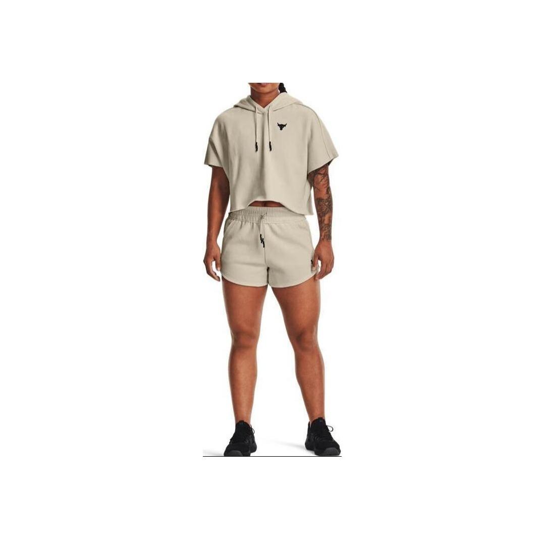 

Under Armour Solid Color Low Waist Sports Shorts Women shorts Light-Gray 1371371-279 M