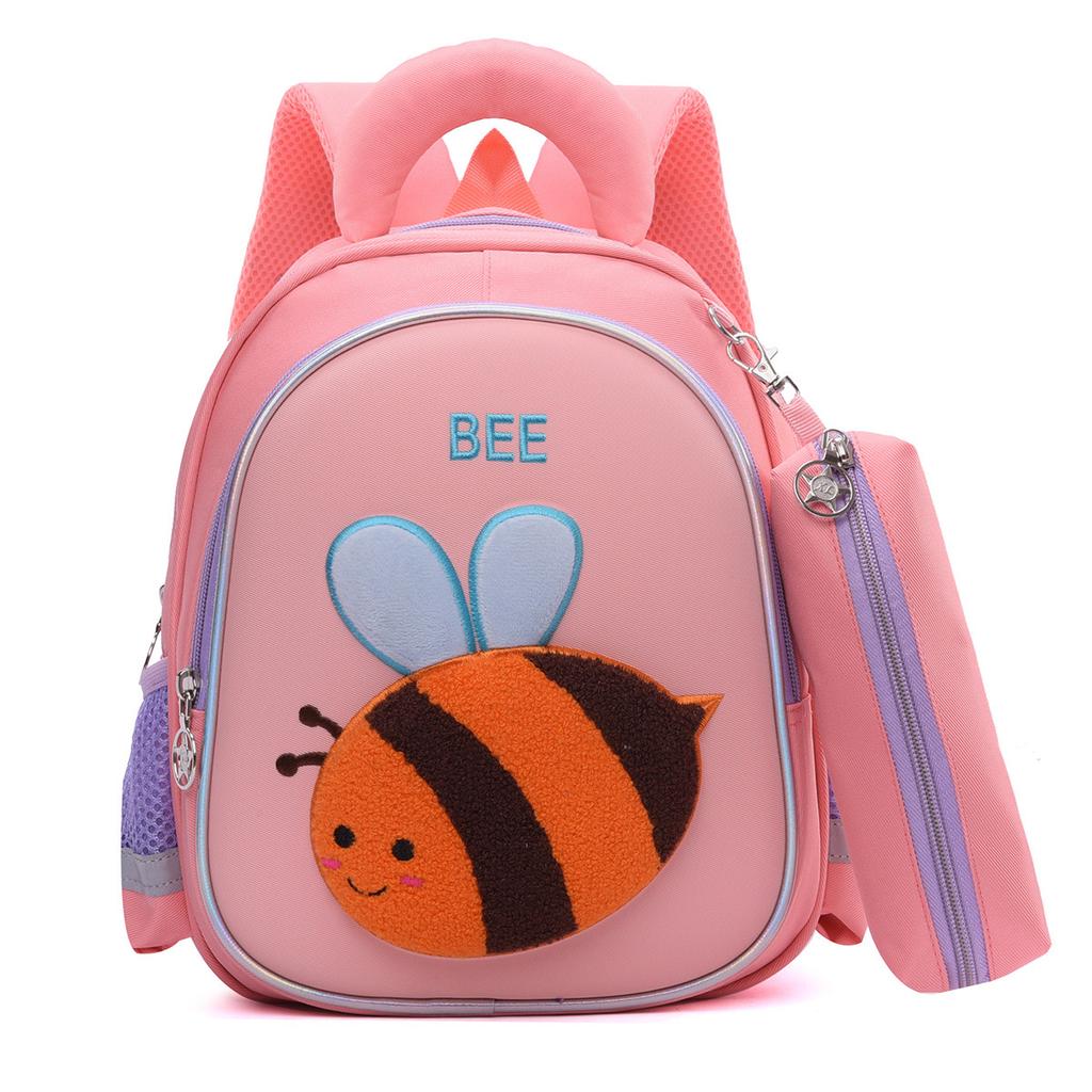 Kindergarten anti-lost schoolbag children's bag men and women cute young children lightweight burden reduction breathable backpack backpack